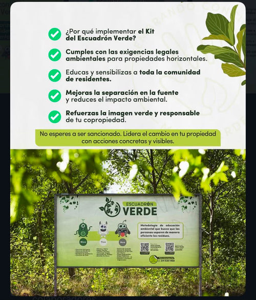 Kit de Señalética Ambiental + Capacitación